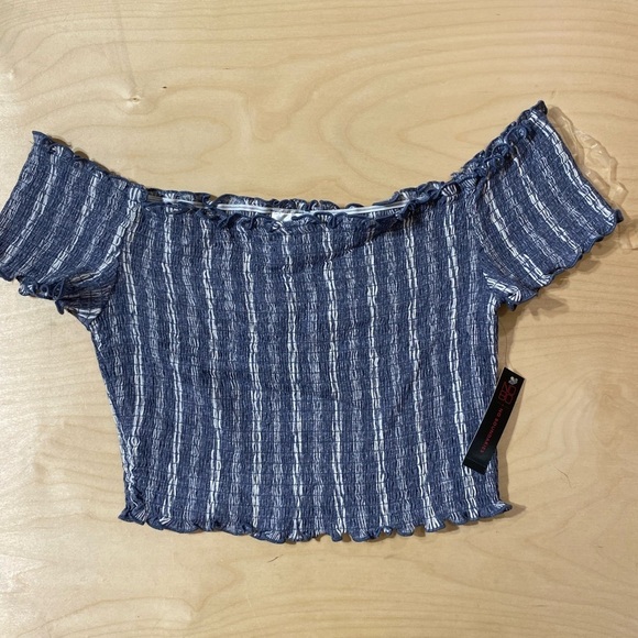 NOBO Smocked Cropped Top Large (11-13) (IW) - Picture 1 of 8